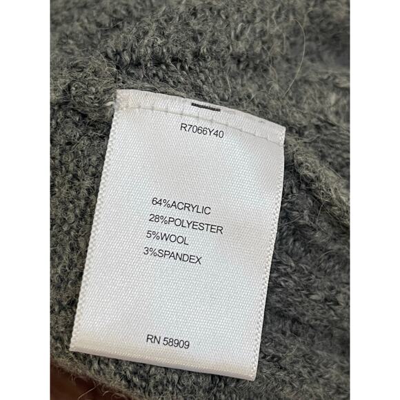 a loves a gray sweater sz M wool blend - Picture 6 of 10